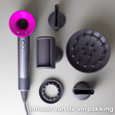 NOVIFY® Krachtige Fohn - Fohnborstel - Haardroger met 5 opzetstukken - Fohn met Diffuser - Ionentechnologie - 1600W - 2025