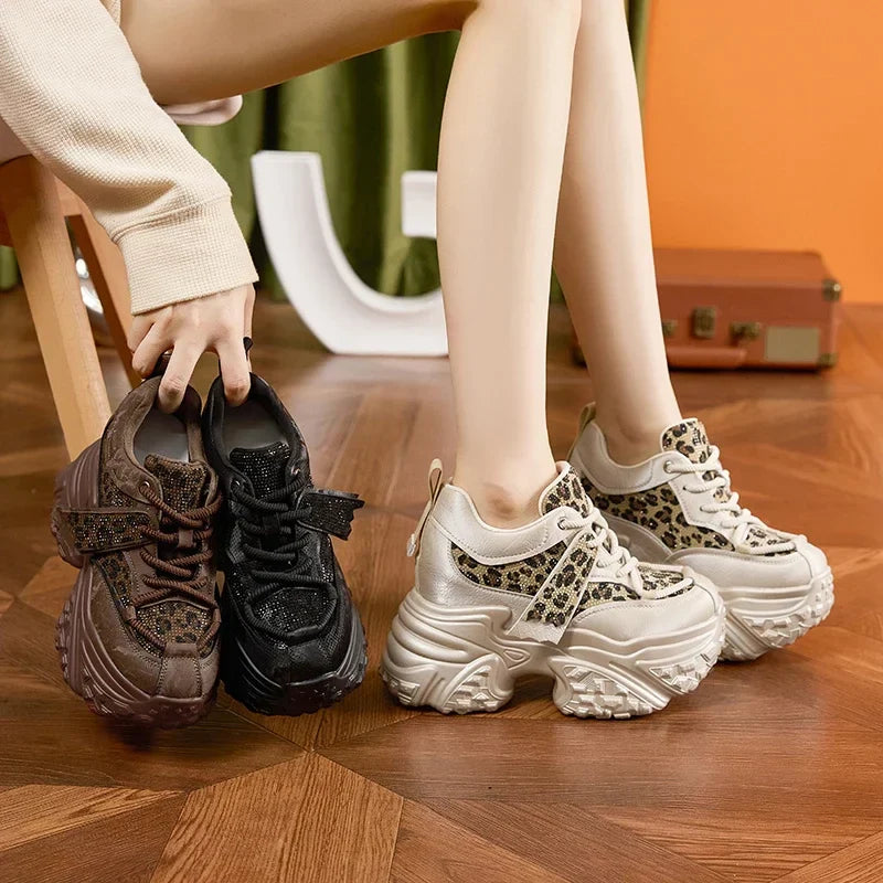 ZARA - Chunky Sneaker Enkellaarsjes